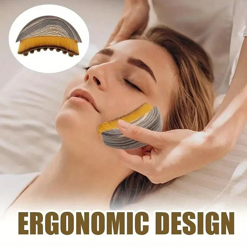 Lymphatic Contour Face Brush Ergonomically Designed To Fit  Sculpting Drainage Massager for Face The Skin Precisely LBHL31