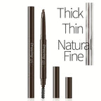 Extremely Fine Double-headed Waterproof Eyebrow Pencil - Durable and Long Lasting for Beginner Women's Makeup Eye Brow Pen