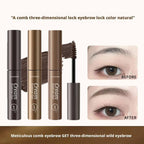 3 Colors Long Lasting Waterproof Eyebrow Mascara Cream Eye Brow Shadow Makeup Beauty Comstic Tools with Brush Dye Eyebrow Gel