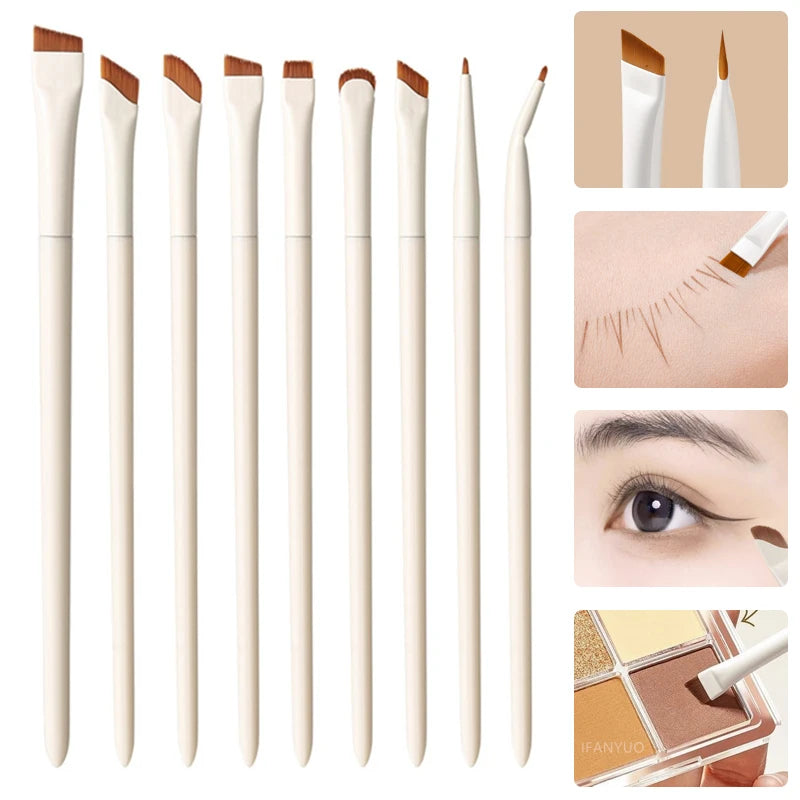 1/7/9 Makeup Brushes Set Upgrade Blade Eyeliner Brush Fine Oblique Head Eyebrow Brush Under The Eyes Place Precise Detail Brush
