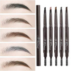 Extremely Fine Double-headed Waterproof Eyebrow Pencil - Durable and Long Lasting for Beginner Women's Makeup Eye Brow Pen