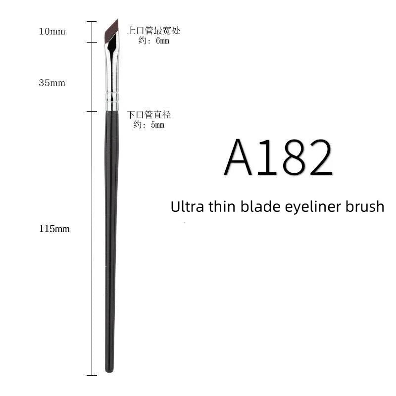 Upgrade Blade Eyeliner Brush Ultra Thin Fine Angle Flat Eyebrow Brush Liner Brow Place Makeup Brush Precise Detail Brush