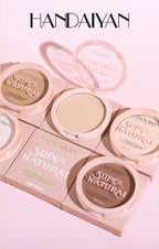 Lasting Oil Control Pressed Powder Bronzer Natural Brighten Waterproof Nude Setting Loose Translucent Powder Dupes Makeup Women