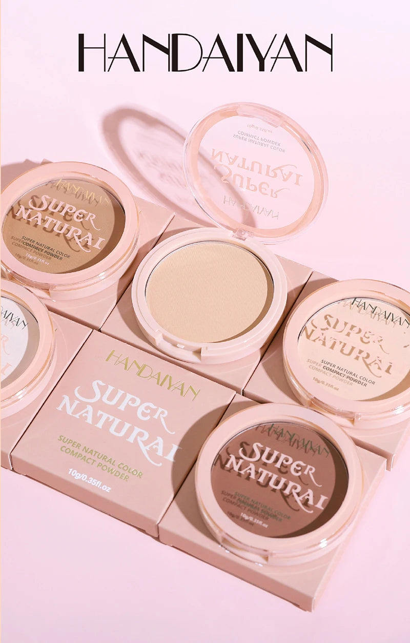 Lasting Oil Control Pressed Powder Bronzer Natural Brighten Waterproof Nude Setting Loose Translucent Powder Dupes Makeup Women