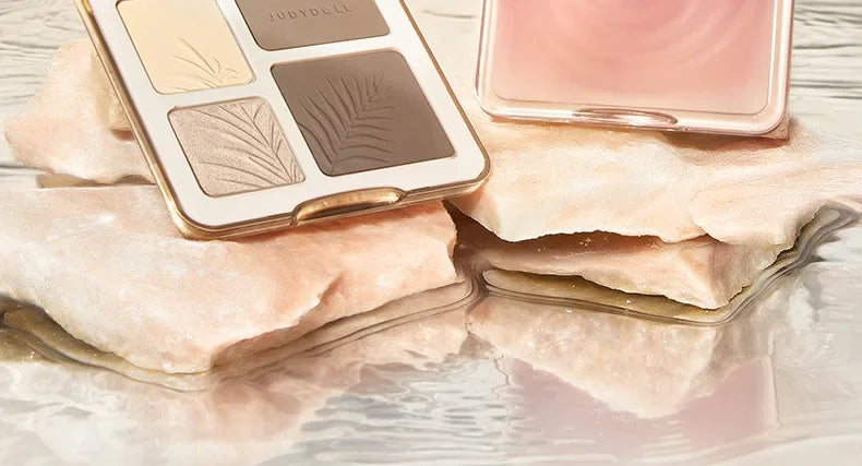 Judydoll Highlight Facial Contouring Palette Matte Brighten Three-dimensional Shadow Lasting Glow Shimmer Powder Cosmetics