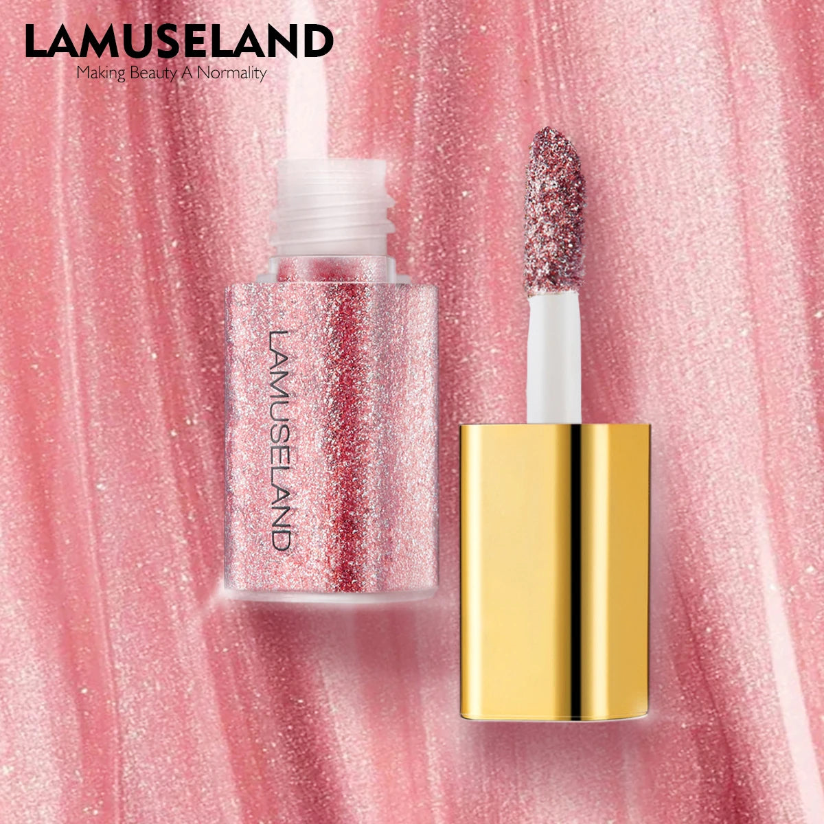 Pearly Liquid Eyeshadow Makeup Natural Smokey Silver Shimmer Glitter Diamond Shadows For Eyelids Waterproof Beauty Highlighter