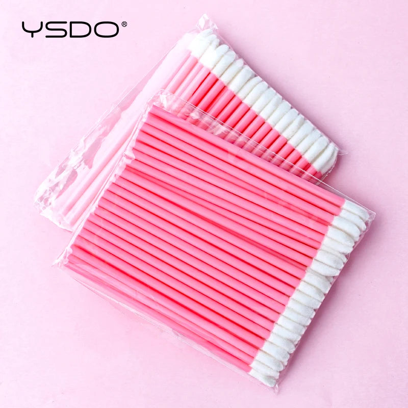 5/50/100 Pcs Lip Brushes Soft Cosmetic Lip Brush Lipstick Lip Glossy Wands Cleaner Applicator Eyeshadow Makeup Brush Tool