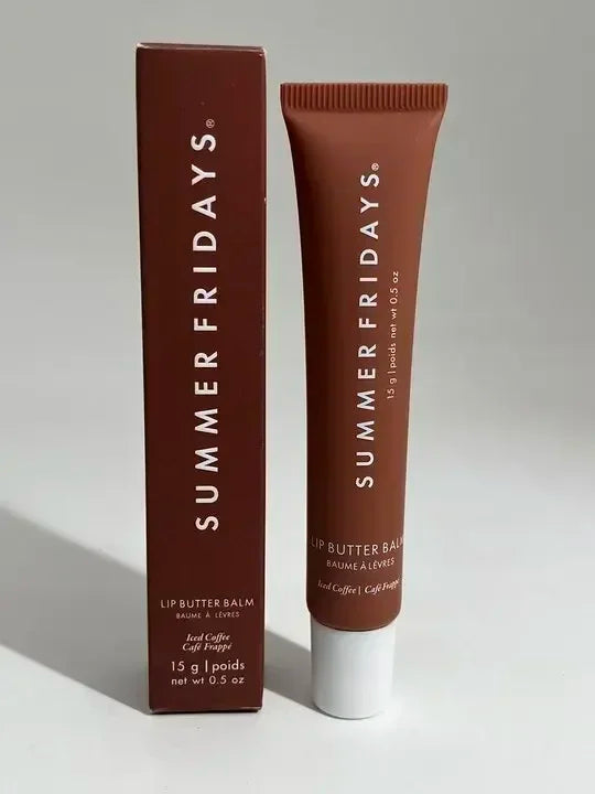 Summer Fridays Lip Balm Moisturizing Mirror Lip Gloss Lip Vanilla Pink Sugar Coffee Cake Smell Lipstick Transparent Oil Makeup