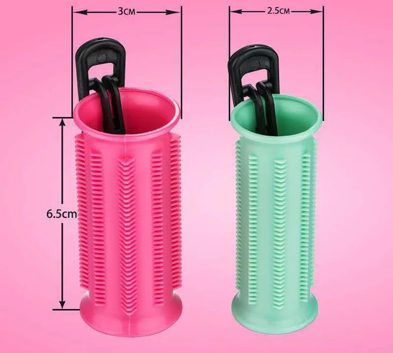 15pcs Hot Rollers Set Ceramic Hot Hair Curlers Hair Sticks Tubewith Gloves Clips For Dry Wet Long Short Hair Curly