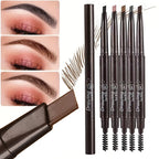 Extremely Fine Double-headed Waterproof Eyebrow Pencil - Durable and Long Lasting for Beginner Women's Makeup Eye Brow Pen