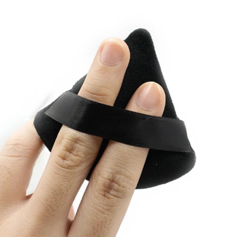 2Pcs Triangle Powder Puff Face Makeup Sponge Soft Velvet Cosmetic Puff Blender Beauty Foundation Sponge Make Up Accessories