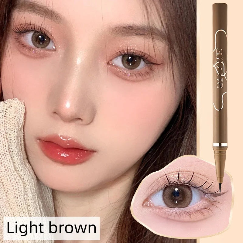 Ultra Thin Black Brown Lower Eyelash Eyeliner Pen Waterproof Lasting Smooth Lying Silkworm Eyes Liner Pencils Eye Makeup Tools