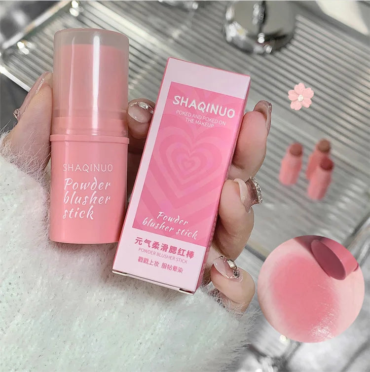 Velvet Matte Smooth Blush Stick Long-lasting And Low Saturation Natural Makeup Effect And Easy To Apply