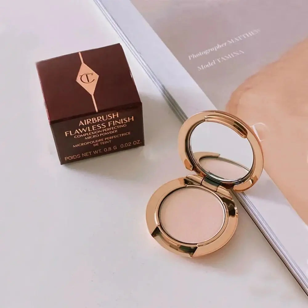 Mini Powder Makeup Setting Powder Sample Lasting Oil Control Waterproof Foundation Natural Brighten Skin Tone