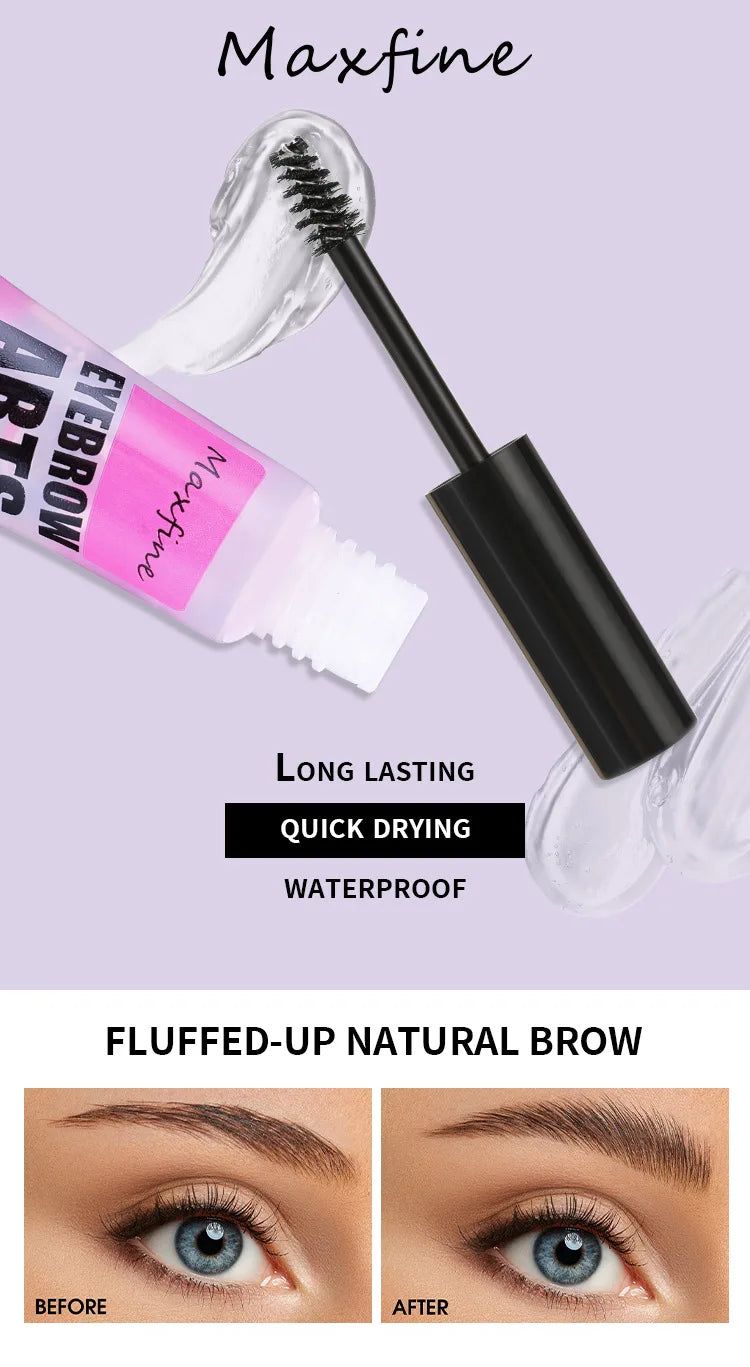 Eyebrow Gel Long-lasting Fixed Eyebrow Waterproof Quick-dry Hose Transparent Eyebrow Gel Makeup Eye Makeup