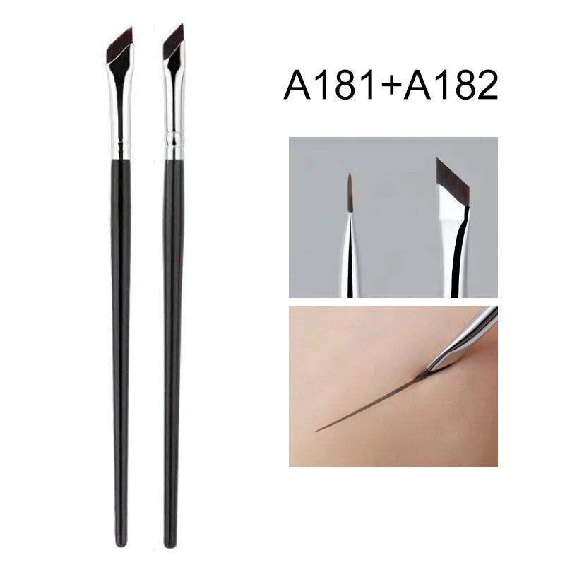 The Upgrade Blade Eyeliner Brush Ultra Thin Fine Angle Flat Eyebrow Brush Under The Eyes Place Precise Detail Brush