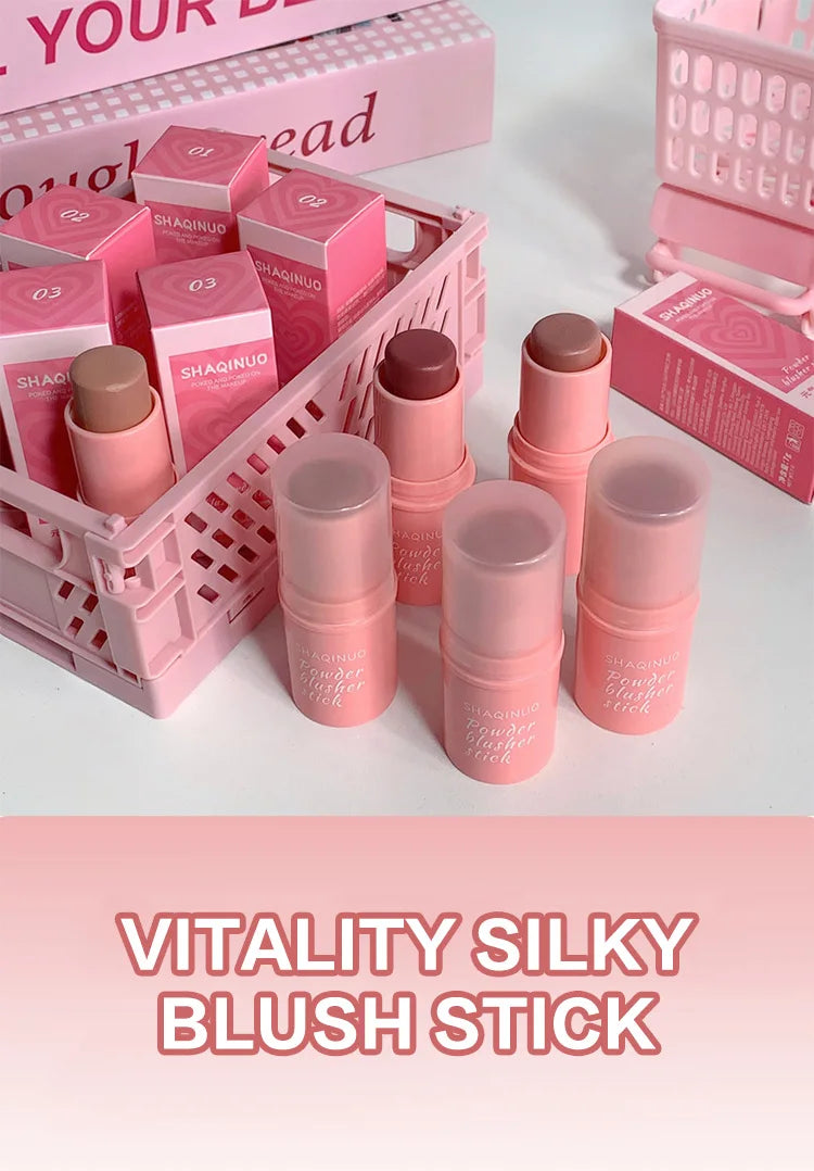 Velvet Matte Smooth Blush Stick Long-lasting And Low Saturation Natural Makeup Effect And Easy To Apply