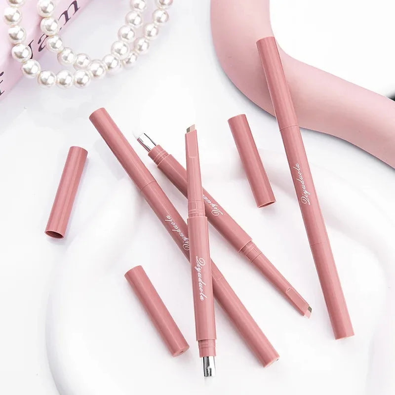 Brightening Aegyo Sal Pencil Waterproof Natural Dual-Color Lying Silkworm Under-Eye Highlighter Shadow Pen Contour Eye Makeup