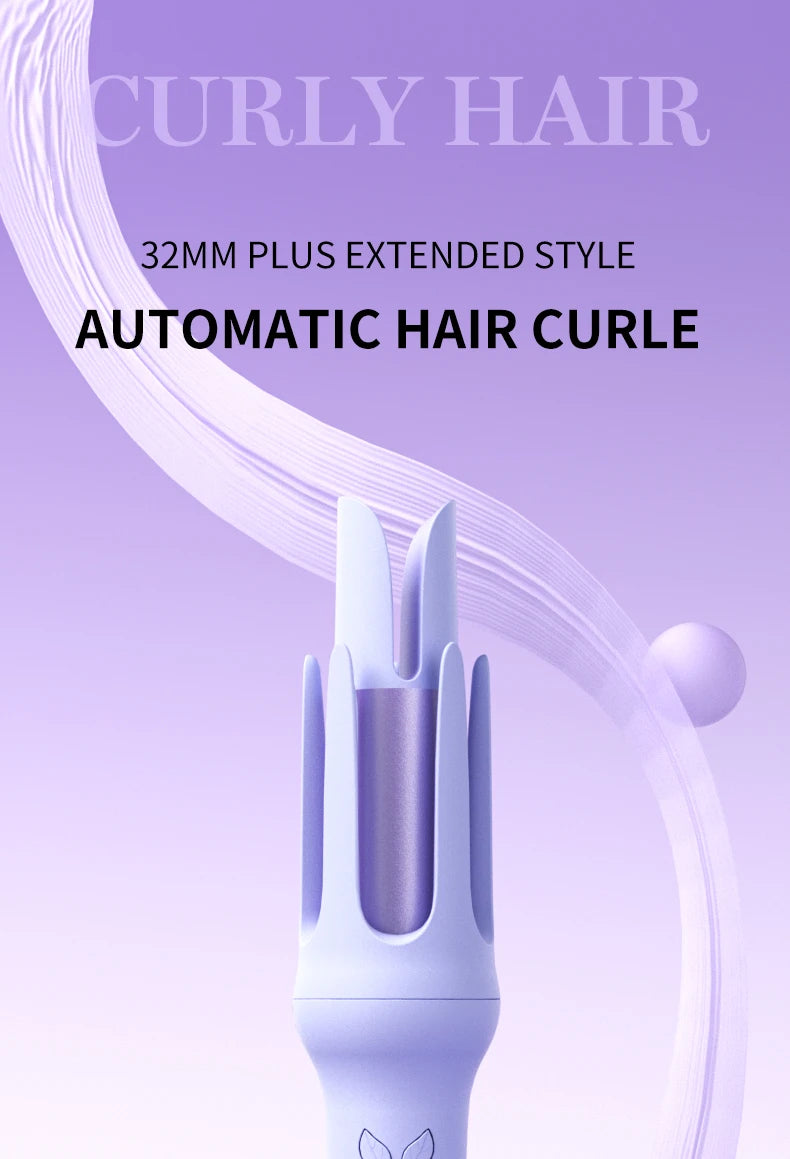 Automatic Curling Iron 32 mm Big Roll Anion  Ceramic Hair Curler 4-Speed Adjustable  Fast Heating Fashion Styling Tools