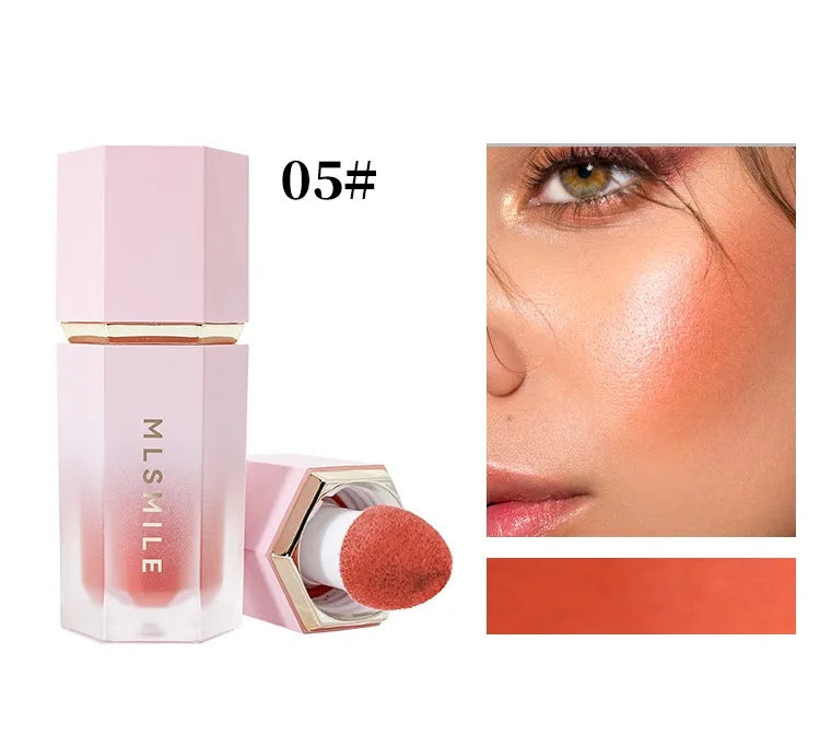 Liquid Versatile Blush Face Brighten Long-lasting Natural Moisturizer Cheek Tint Makeup Stick Lip Cheek Eye Kawaii Makeup