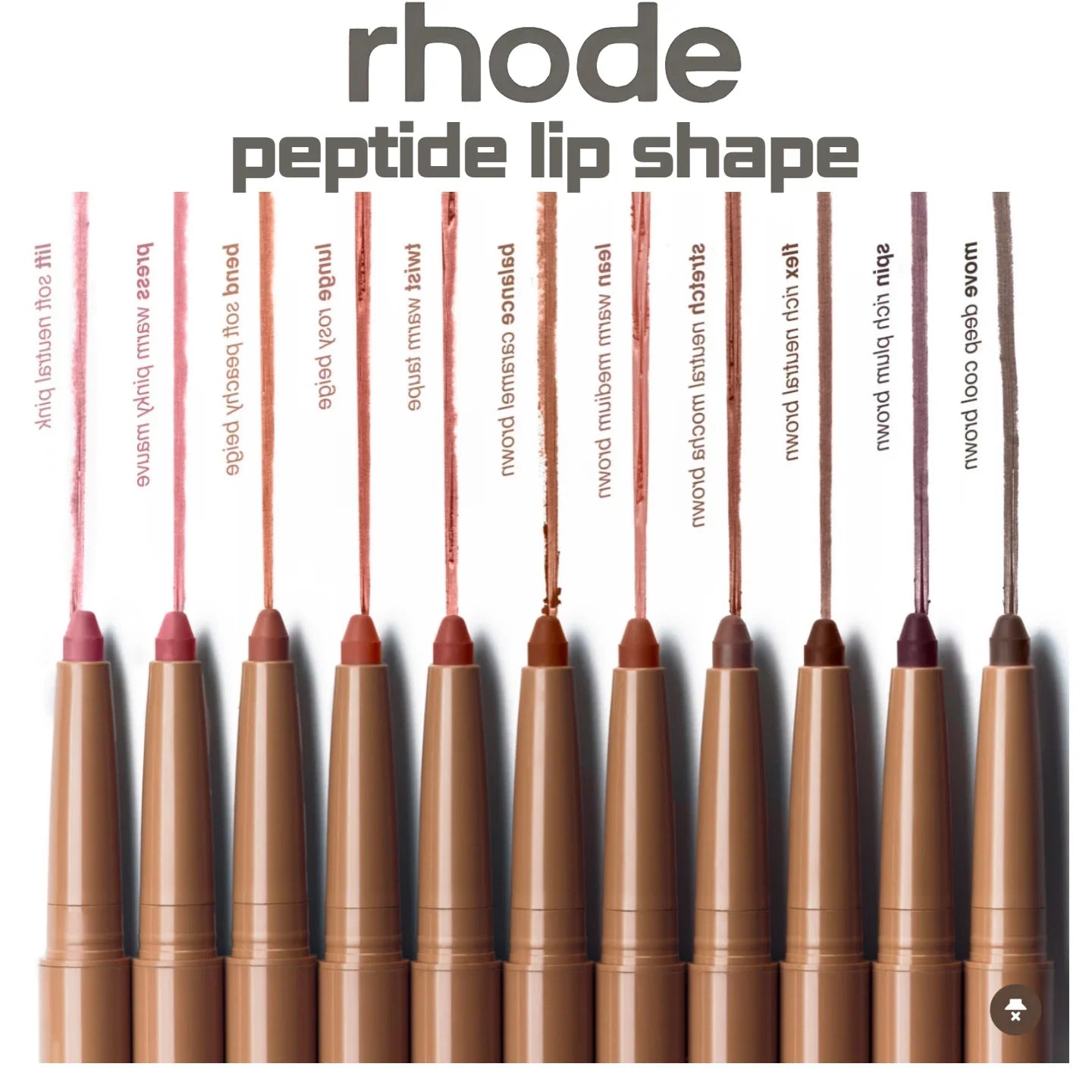 Brand Skin Peptide Lip Shape Pen Lip Liner Long Lasting Lip Tint Pencil Pen Makeup Lipstick Powder Blusher Gloss Rouge Makeup