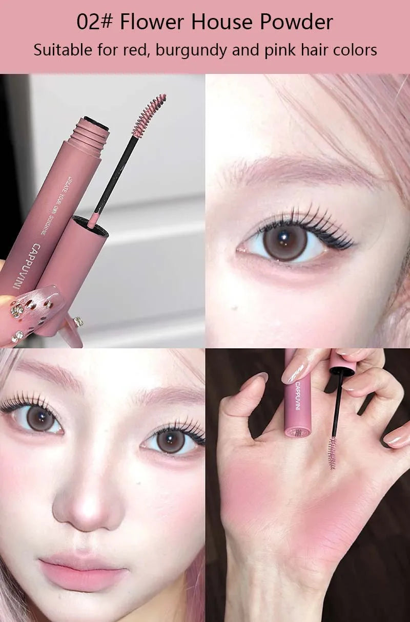 Cappuvini Cloud Mist Eyebrow Tint Non-Smudge Natural 3D Waterproof Quick-Drying Eyebrow Dyeing Cream Cosmetics