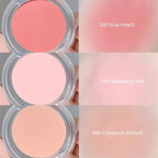 Monochrome blush Matte Natural Cheek Color Brightening Face Waterproof Facial Contouring Makeup Blush Powder Soft Makeup