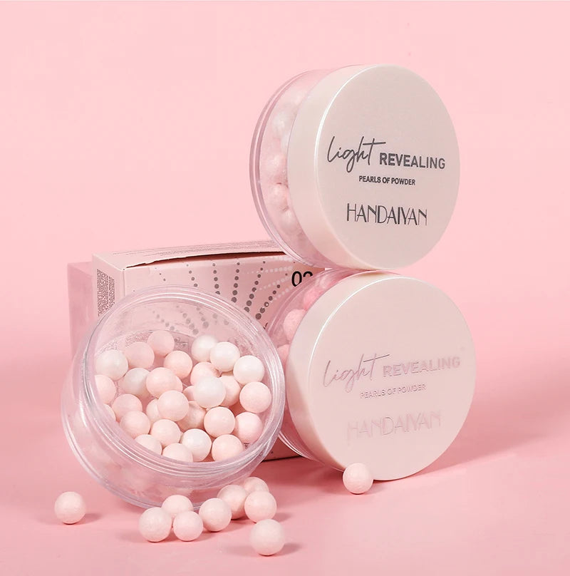 Oil Control Pressed Setting Loose Powder Balls Bronzer Natural Brighten Waterproof Nude Setting Translucent Powder Korean Makeup