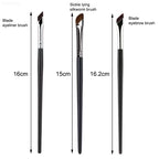 Blade Eyeliner Brush Ultra Thin Fine Angle Flat Eyebrow Brush Flat Sickle Eyeliner Brushes Precise Detail Brush Makeup Tools