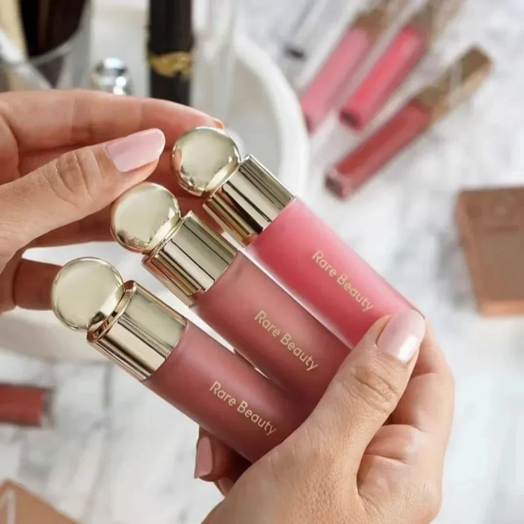 Rare Beauty Liquid Blush Lipstick Blush Eyes Cheek Blusher Waterproof Mositure Face Contour Shadow Liquid Lip Gloss Plump Makeup