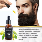 YURHERSU30ml new facial hair and beard growth oil is suitable for men's thick, soft, smooth, nutritious beard oil beard care