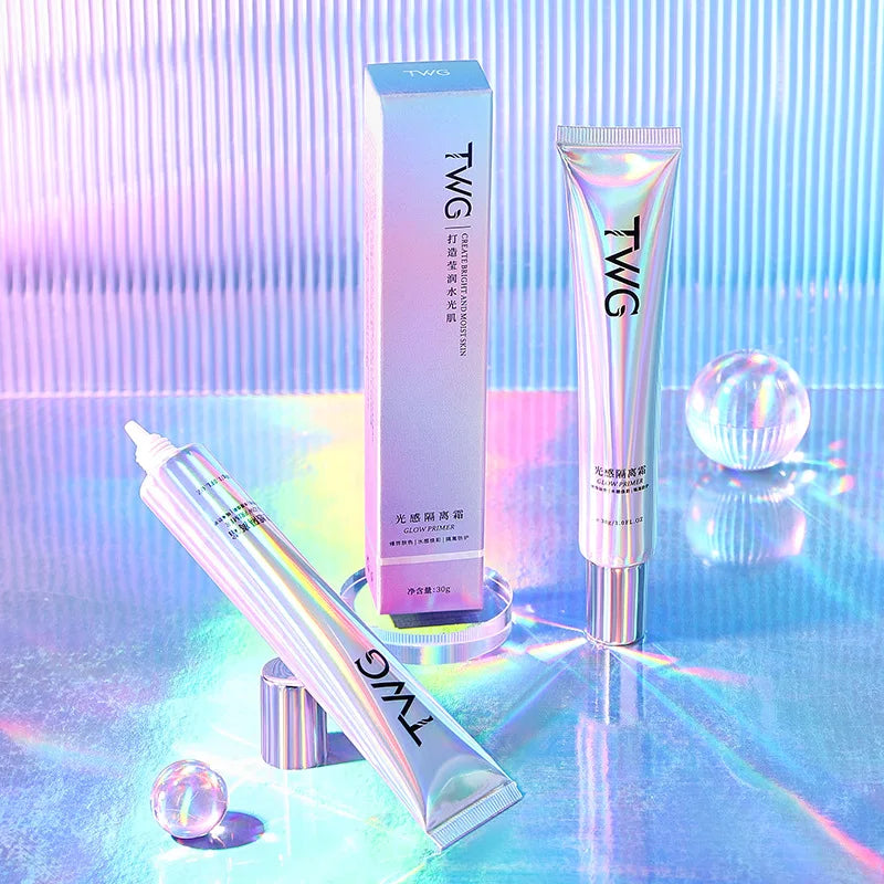 Makeup Primer Base,Moisturizing Isolation Concealer Foundation Invisible Pores Facial Base Brightens Skin Tone Makeup Cosmetics