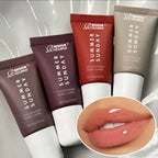 Moisturizing Mirror Lip Gloss Lip Vanilla Pink Sugar Coffee Cake Smell Lipstick Transparent Oil Makeup