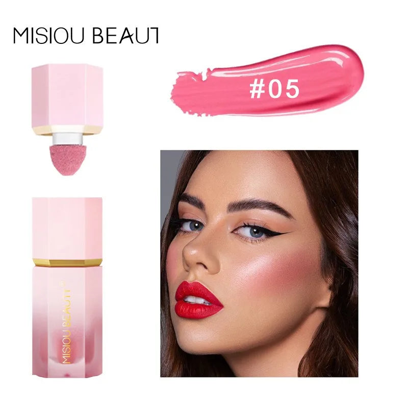 Liquid Versatile Blush Face Brighten Long-lasting Natural Moisturizer Cheek Tint Makeup Stick Lip Cheek Eye Kawaii Makeup