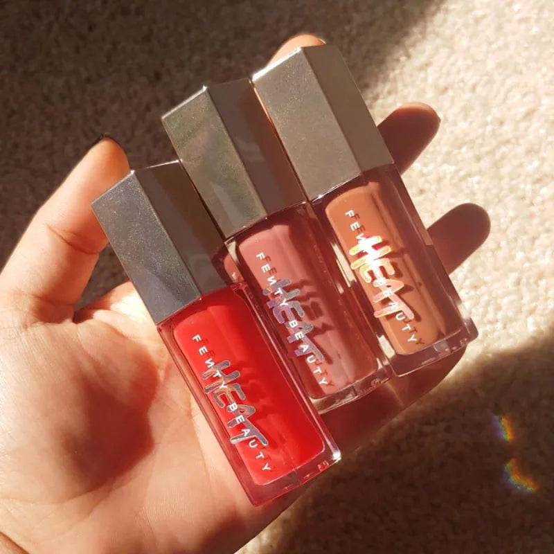 Fenty Beauty 9 Colors Colorful Lip Gloss Waterproof Liquid Lipstick Nude Pink Lips tint Makeup Lip Glaze Cosmetics Red Lip Stain