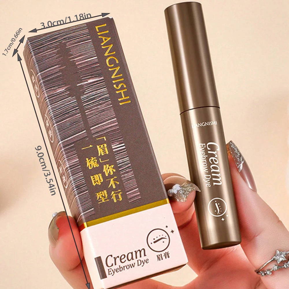 3 Colors Long Lasting Waterproof Eyebrow Mascara Cream Eye Brow Shadow Makeup Beauty Comstic Tools with Brush Dye Eyebrow Gel