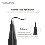 5PCS/Set Smooth Liquid Eyeliner Pen, Waterproof, Long-lasting Makeup, Black, Ultra-fine Pen Tip,Create A Charming Eye Makeup