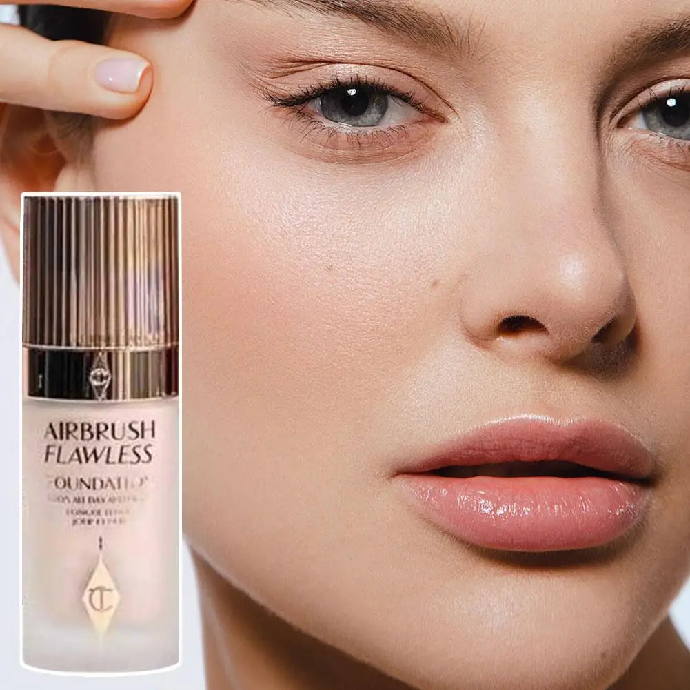 30ml C/T Soft Focus Foundation Lightweight watery texture Lasting Concealer Blend Oil Skin Lasting Oil Control Base Makeup