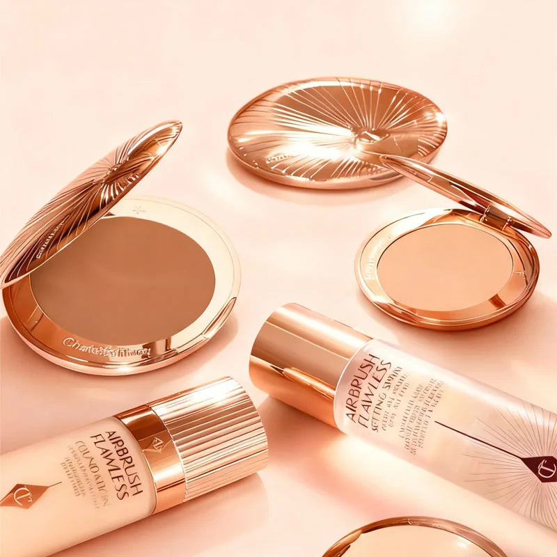 Charlotte Tilbury Setting Spray 200ml Moonlit Glow Powder Love Two-color Powder Blusher Shimmer Powder Air Cushion Brand Makeup