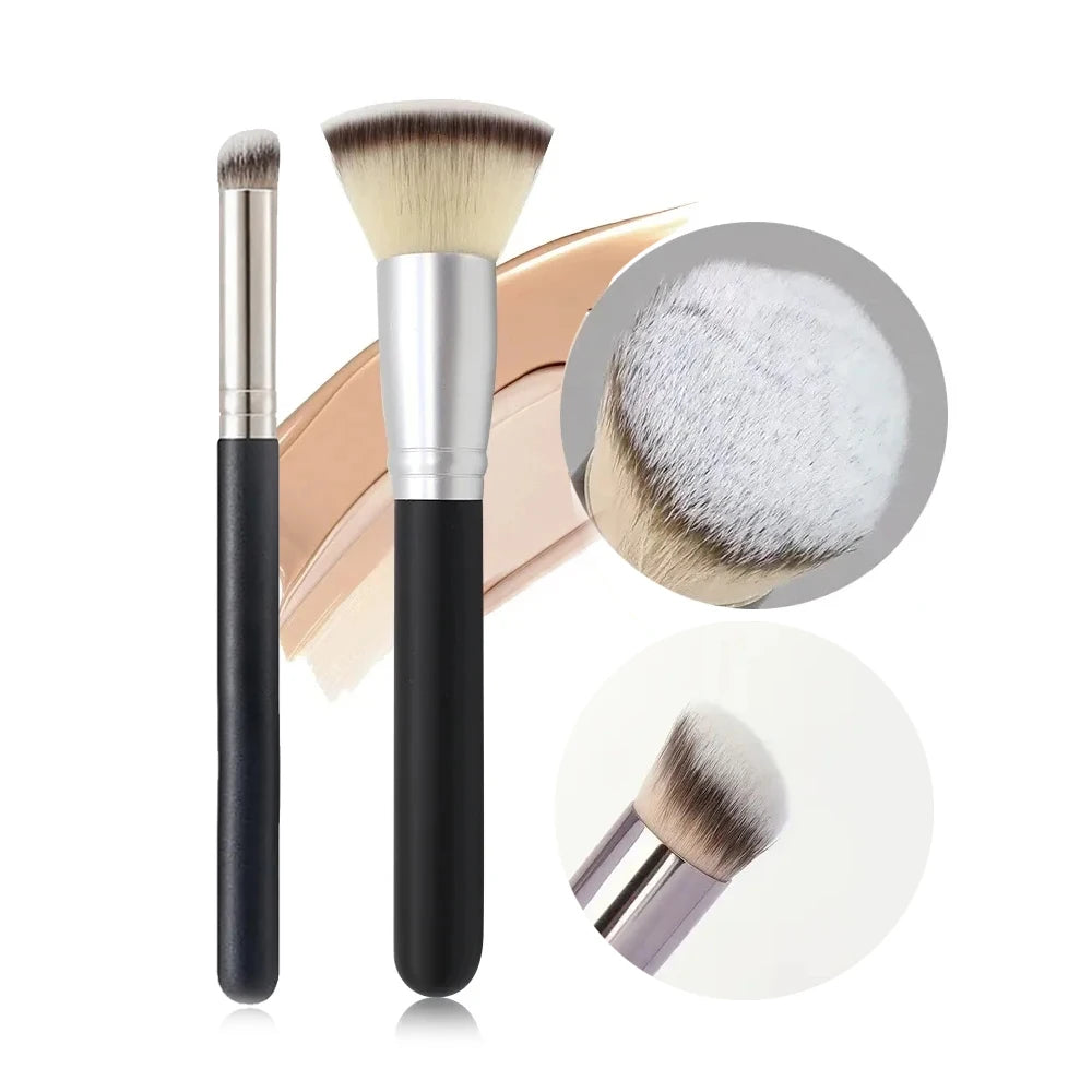 Foundation Concealer Brush Premium Contour Blusher Brushes Flawless Under Eye Dense Face Makeup Brush For Blending