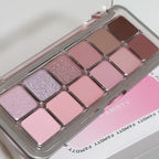 12-Color Matte Tea Apricot Eyeshadow Palette