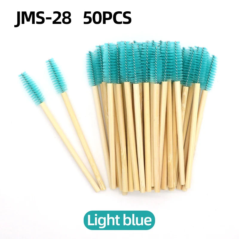 Wooden Makeup Mascara Brushes Wand Disposable Cosmetic Makeup Eyebrow brush Applicator Eyelash Extension Cosmetic Brushes Tools