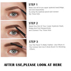 Waterproof Matte Eyebrow Pen Makeup Double Head Lasting Brown Non-Smudged Eye Brow Pencil Tint with Brush Cosmetics
