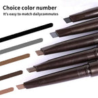 Extremely Fine Double-headed Waterproof Eyebrow Pencil - Durable and Long Lasting for Beginner Women's Makeup Eye Brow Pen