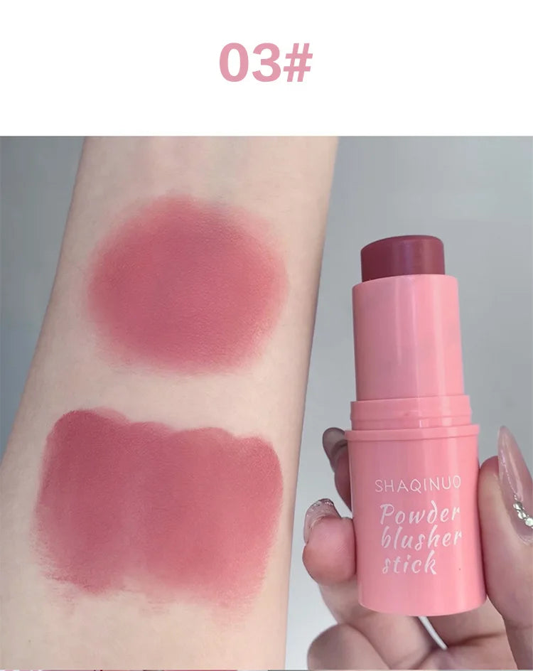 Velvet Matte Smooth Blush Stick Long-lasting And Low Saturation Natural Makeup Effect And Easy To Apply