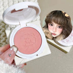 Monochrome Cute Blusher Peach Milk Pink Cream Natural Cheek Tint Brighten Waterproof Matte Face Contouring Blush Palette Makeup