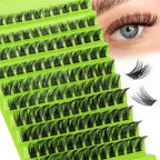 Cluster Lashes 120 Bundles Natural Eyelash extension Volume Individual Lashes Mixed Tray Faux Mink Lashes