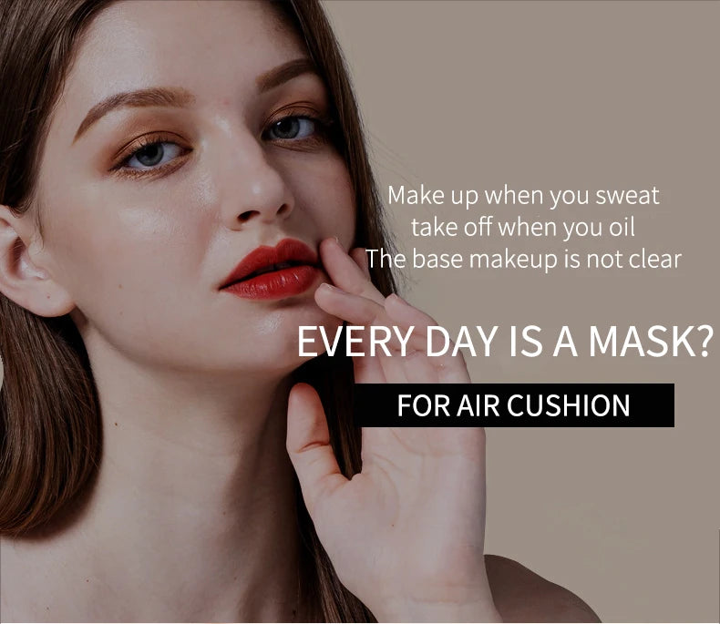 OCHEAL Mushroom Head BB Cream Foundation Cream for Face Makeup Concealer Cushion for Face Base Cream Makeup Cushion Compact