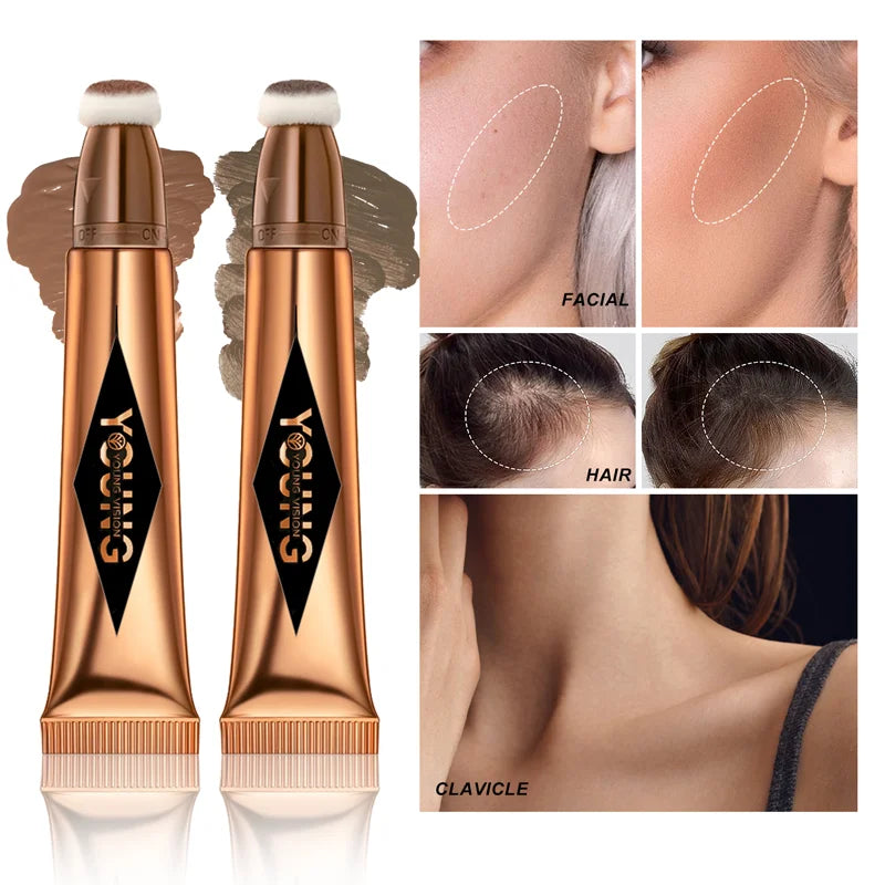 Multifunctional Liquid Blush Face Contour Highlight Eye Shadow Stick durable waterproof silky all-in-one creamy texture