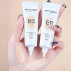 BB Cream, Isolation Cream, Foundation Liquid Long-lasting Ivory White Concealer Moisturizing Oil Control Base Makeup No Powder